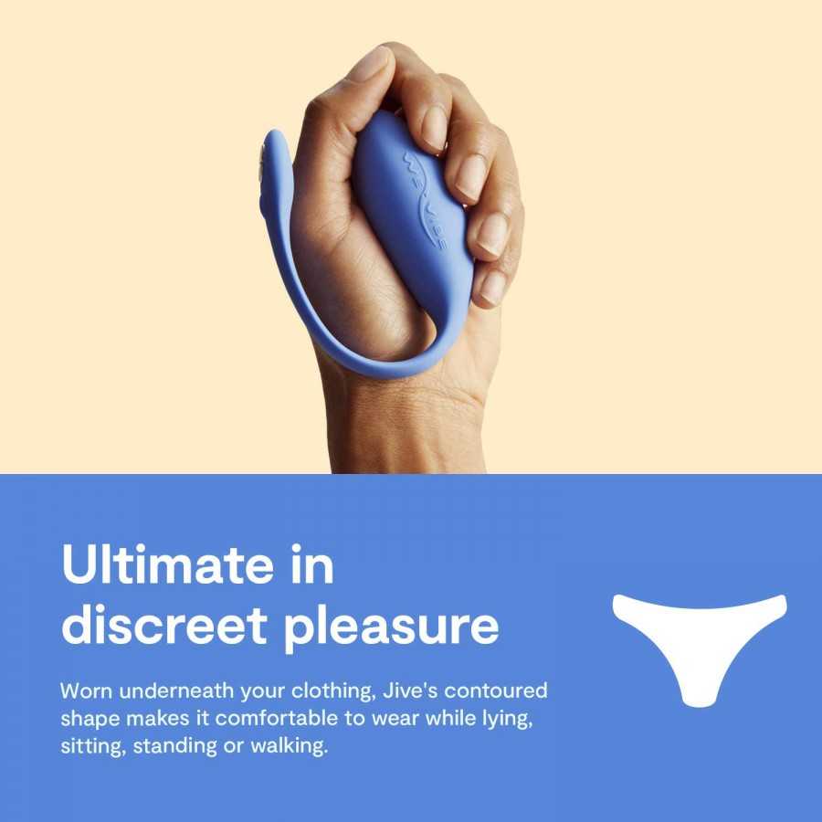 We-Vibe Jive Wearable G-spot & Clitoris Stimulator Smart Toy Vibrator, Electric Pink