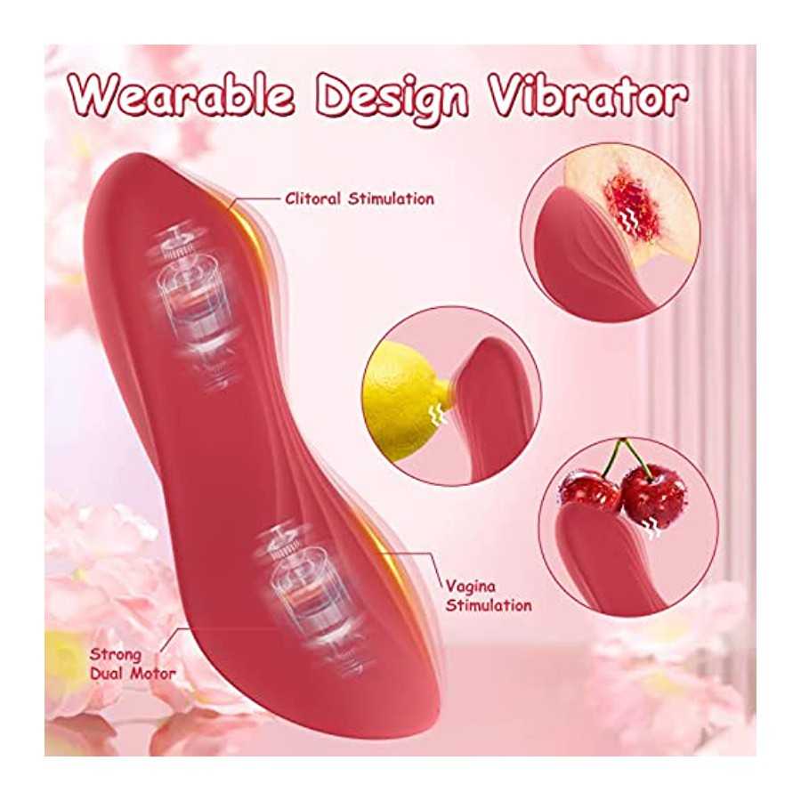 Remote Control Vibrator, G Spot Vibrator, Wearable Panty Clitoral Vibrators, USB Magnetic Charging, Butterfly Vibrator for Women