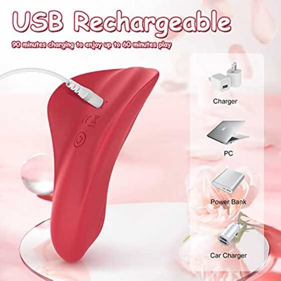 Remote Control Vibrator, G Spot Vibrator, Wearable Panty Clitoral Vibrators, USB Magnetic Charging, Butterfly Vibrator for Women