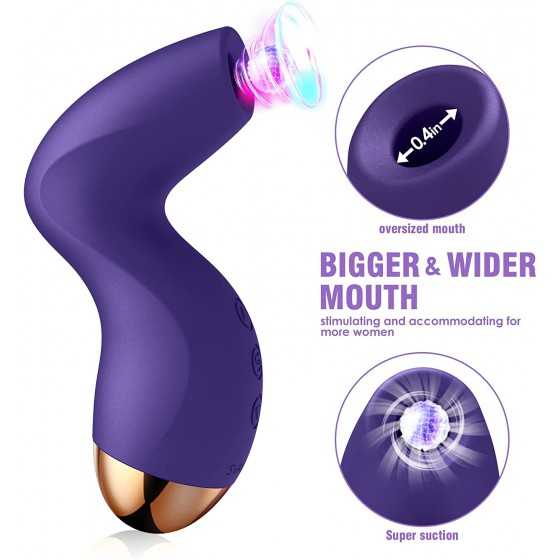 Clitoral Vibrator Sucking Sex Toy - SVAKOM Pulse Pure Nipple Clit Sucker Clitoralis Stimulator Vibrators with 5 * 3 Suction for 