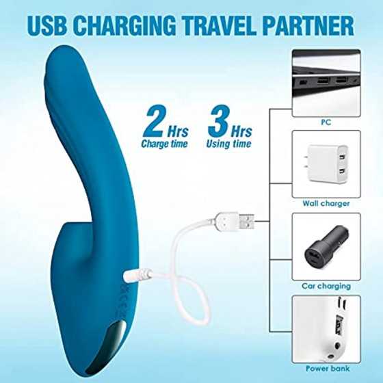 Clitoral Sucking Vibrator Sex Toys for Women - QUZAR 2023 Newly Pulse Pure G Spot Vibrator Dildo with 10 Suction Vibration & 7 T