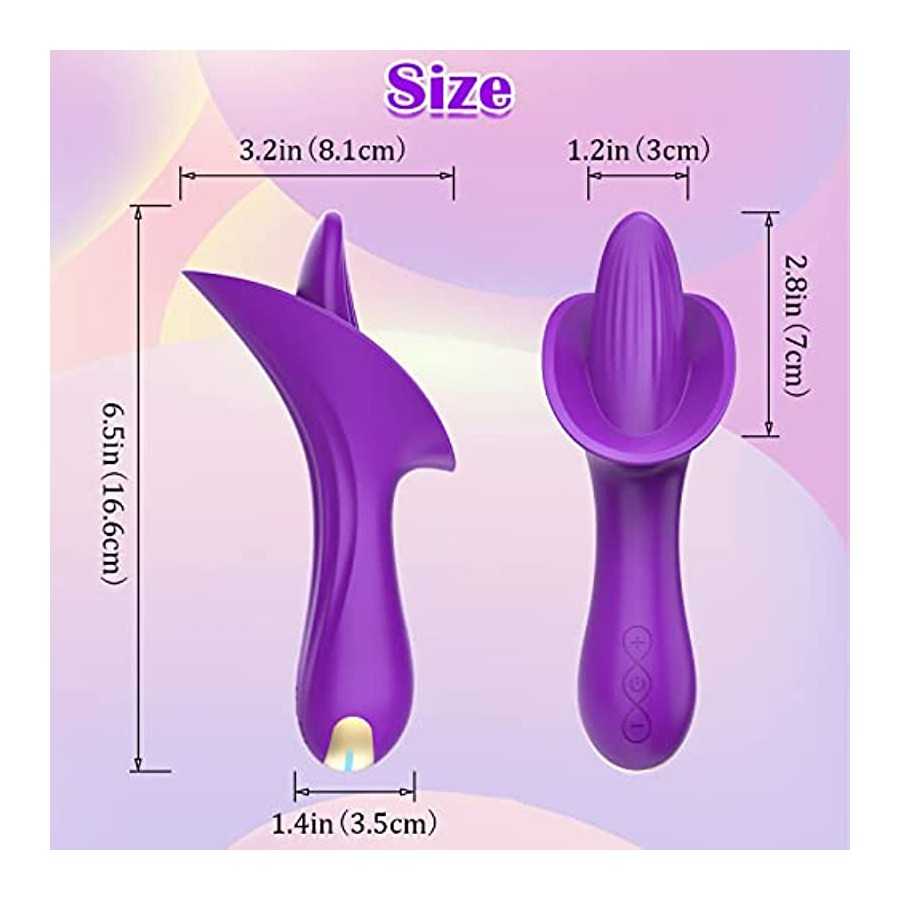 Women Sex Toy Clitoral Stimulator with 10 Vibrating Modes, Nipple Anal Clit Vibrator Couple Flirting Adult Toy. Rechargeable Qui