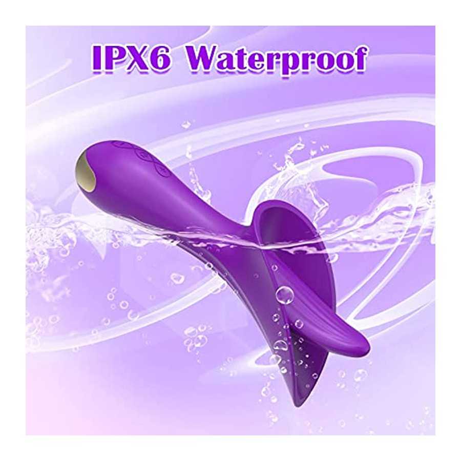 Women Sex Toy Clitoral Stimulator with 10 Vibrating Modes, Nipple Anal Clit Vibrator Couple Flirting Adult Toy. Rechargeable Qui
