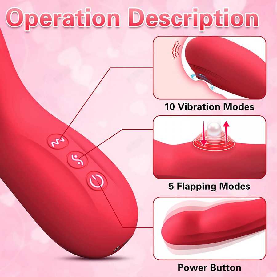 Rabbit G Spot Vibrators Sex Toys for Woman with 10 Vibration Modes Triple Stimulator Waterproof Rechargeable Powerful Dual Motor