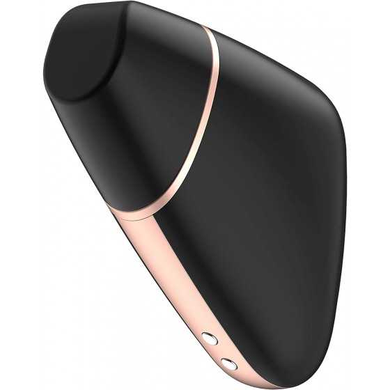 Satisfyer Love Triangle Air-Pulse Clitoris Stimulating Vibrator with App Control - Clitoral Sucking Pressure-Waves + Vibration, 