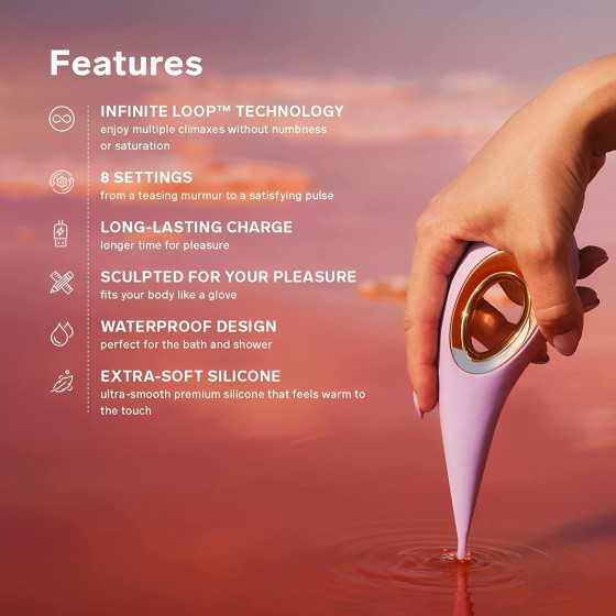 LELO DOT Clitoral Pinpoint Vibrator for Women, Sex Toy with Elliptical Motion and 8 Pleasure Settings, Clitoris Stimulator Adult