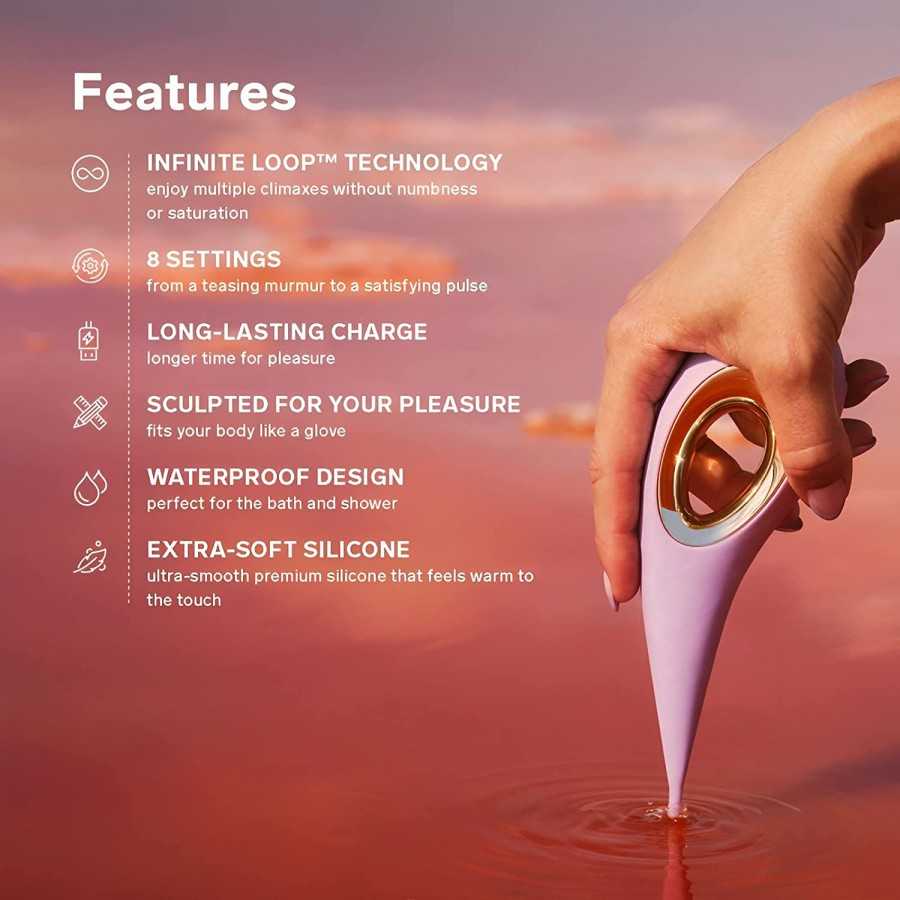 LELO DOT Clitoral Pinpoint Vibrator for Women, Sex Toy with Elliptical Motion and 8 Pleasure Settings, Clitoris Stimulator Adult