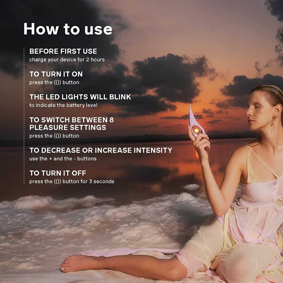 LELO DOT Clitoral Pinpoint Vibrator for Women, Sex Toy with Elliptical Motion and 8 Pleasure Settings, Clitoris Stimulator Adult