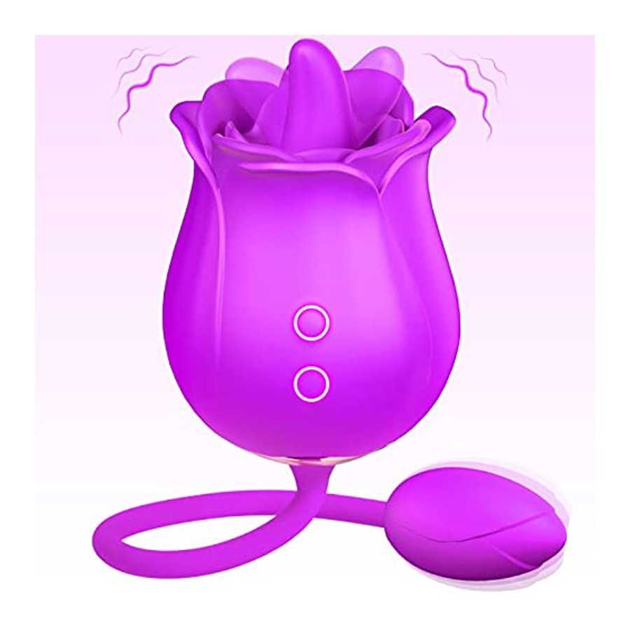 Rose Toy Vibrator for Women - Rose Toy, Rose Sex Stimulator for Women G Spot Rose Vibrator, Clitoral Vibrator Dildo Stimulator V