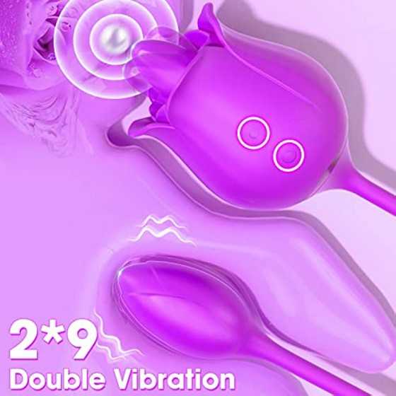 Rose Toy Vibrator for Women - Rose Toy, Rose Sex Stimulator for Women G Spot Rose Vibrator, Clitoral Vibrator Dildo Stimulator V