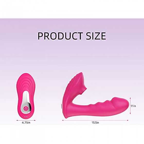 Clitoral Sucking Licking Vibrator Adult Sex Toys for Women Couple Tongue Clitoral 10 Licking & Vibrating Rose Toy,G spot Dildo R