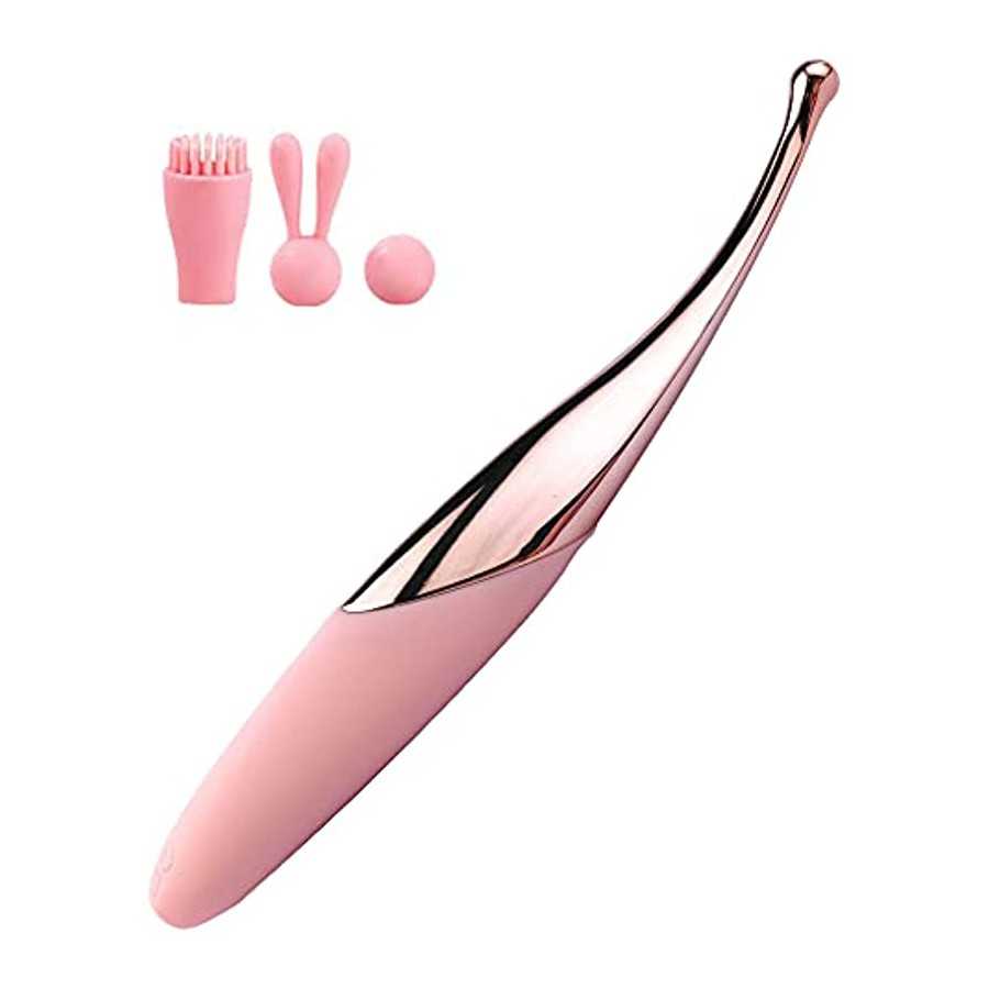 High Frequency Clitoralis Nipple Vibrator, Powerful Clit Vaginal G spot Stimulator for Quick Orgasm, Rechargeable Waterproof Sil
