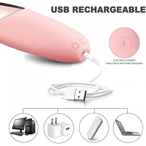 High Frequency Clitoralis Nipple Vibrator, Powerful Clit Vaginal G spot Stimulator for Quick Orgasm, Rechargeable Waterproof Sil