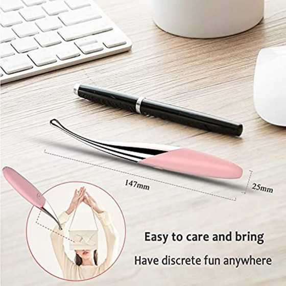 High Frequency Clitoralis Nipple Vibrator, Powerful Clit Vaginal G spot Stimulator for Quick Orgasm, Rechargeable Waterproof Sil