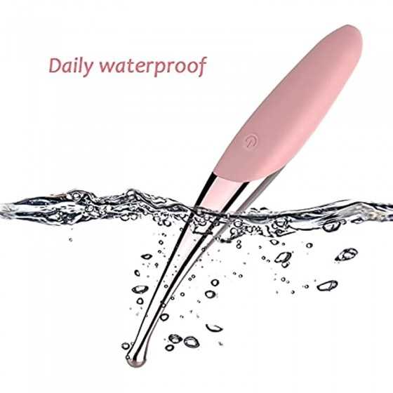 High Frequency Clitoralis Nipple Vibrator, Powerful Clit Vaginal G spot Stimulator for Quick Orgasm, Rechargeable Waterproof Sil