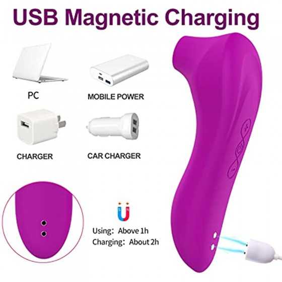 Clitoral Toy Vibrator for Women, Nipples Sucking Licking Vibrators 10 Modes, G Spot Vibrator Sensory Toys Women, Tongue Clit Toy