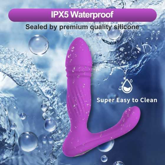 Sex Toys Wearable Clitoral G Spot Vibrator for Clit & G Spot Dual Stimulation, SUNFOME 26ft Remote Control Adult Sex Toys with 1