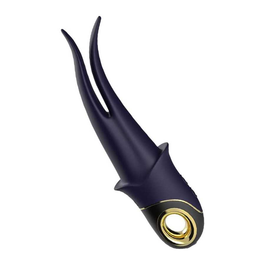 Clitoral Nipple Stimulation Vibrator, Dildo Tongue Licking Vibrator with Nine Vibration Modes Adult Sex Toys, Games for Female C