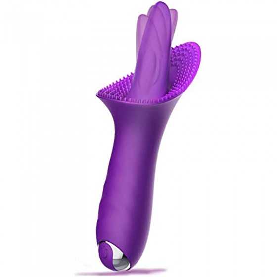 Clitoral Vibrators, G Spot Clit Nipples Massager Waterproof Rechargeable Clitoris Stimulator with 10 Intensities Modes, SXOVO Vi