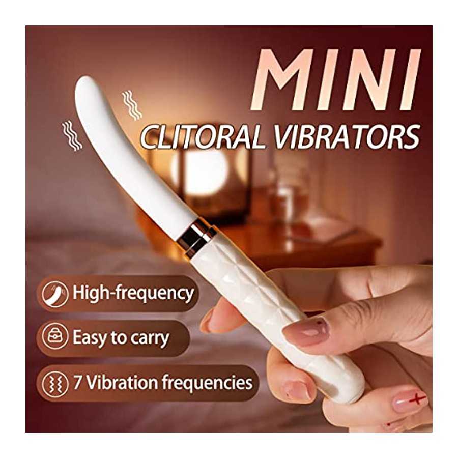 G-Spot Finger Vibrator, Nipple Clitoral Stimulator, 7 Vibration Modes Portable Waterproof Mini Vaginal Anal Massager,Sex Toys fo