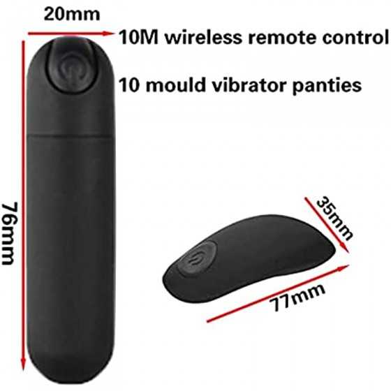 Remote Control Vibrator Bullet Vibrating Panties for Women ,10 Mould G Spot Vibrator Clitoral Vagina Stimulator Clit Nipple Teas
