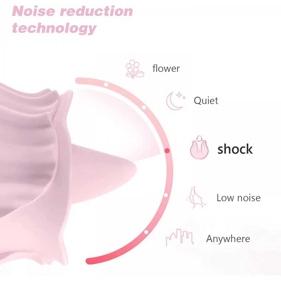 Dual Head Sex Tongue for Licking and Sucking, Rose Toy for Women, Clitorals Stimulator, Electric Women Relaxing Toy, Woman Sucti