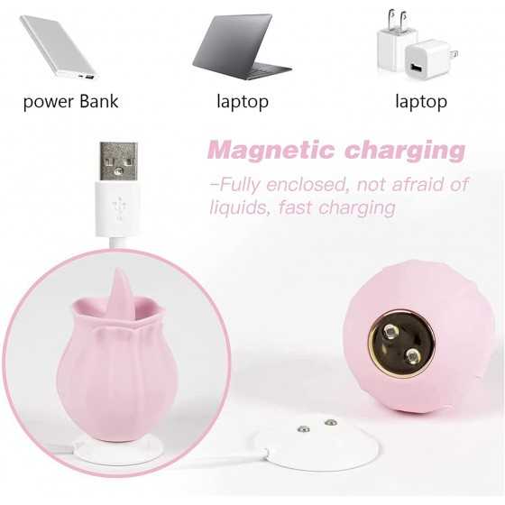 Dual Head Sex Tongue for Licking and Sucking, Rose Toy for Women, Clitorals Stimulator, Electric Women Relaxing Toy, Woman Sucti