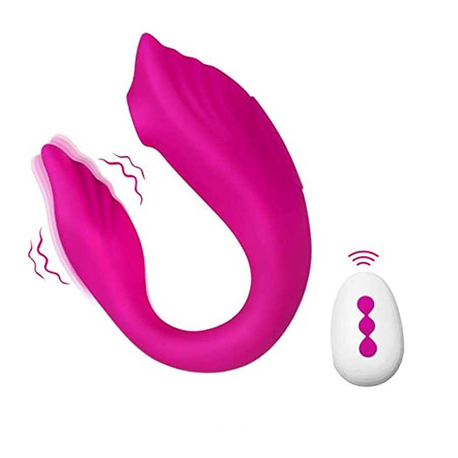 PUWCBZE Couples Vibrator with 10 Powerful Vibrations Wireless Remote Control, Stimulator Rechargeable Massager