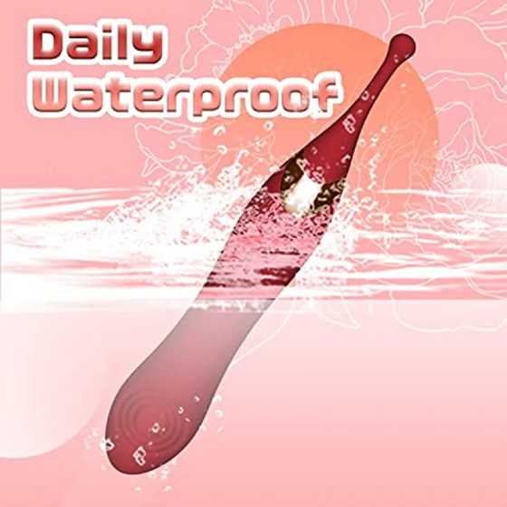 High Frequency Clitoral Vibrator G Spot Stimulator with Double-Sided Flapping, 2 in 1 Powerful Vibrating & Hitting Clit Nipple M