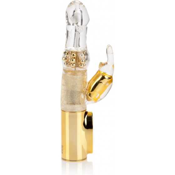 CalExotics 7-Function Platinum Jack Rabbit Vibrator With Rotation - Waterproof Vibe Sex Toys for Couples - Adult Hands Free G Sp