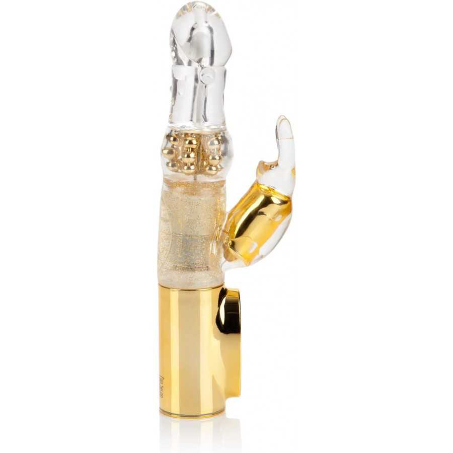 CalExotics 7-Function Platinum Jack Rabbit Vibrator With Rotation - Waterproof Vibe Sex Toys for Couples - Adult Hands Free G Sp