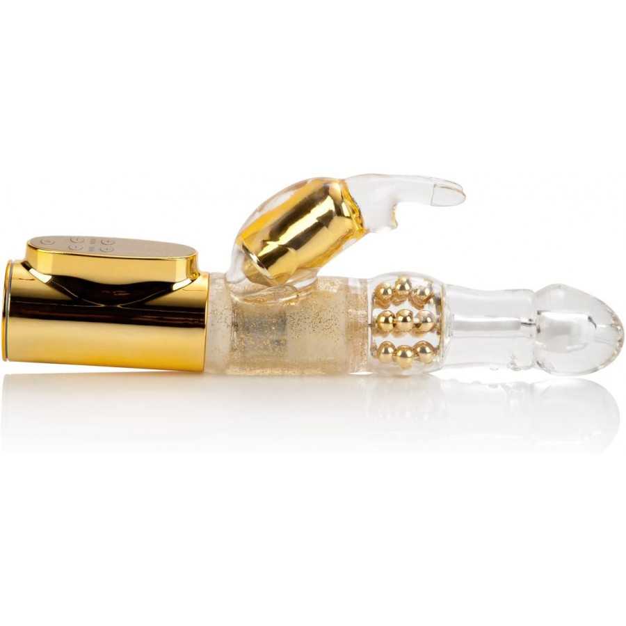 CalExotics 7-Function Platinum Jack Rabbit Vibrator With Rotation - Waterproof Vibe Sex Toys for Couples - Adult Hands Free G Sp