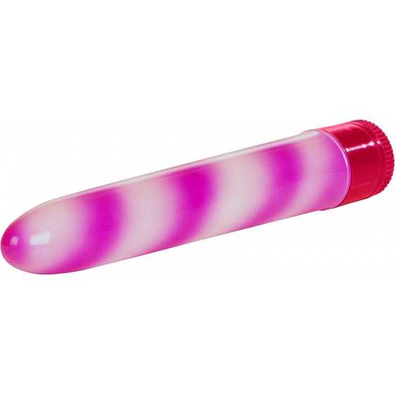 CalExoticsWaterproof Candy Cane Vibrator, Pink, 7"