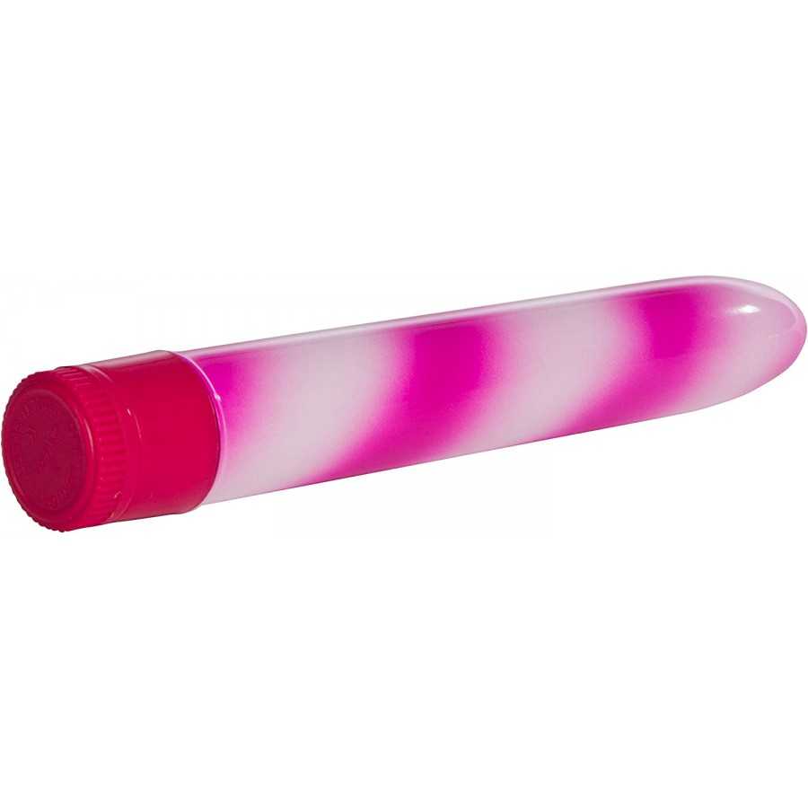 CalExoticsWaterproof Candy Cane Vibrator, Pink, 7"
