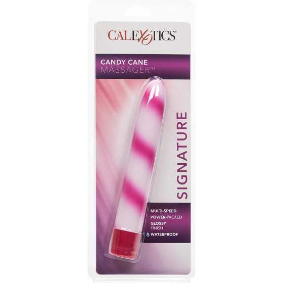 CalExoticsWaterproof Candy Cane Vibrator, Pink, 7"
