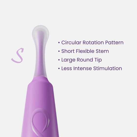 Zumio E Clitoral Stimulator for Women- Wireless High-Frequency G-Spot, Quick Orgasm, Waterproof, Splashproof, Rechargeable, Rota