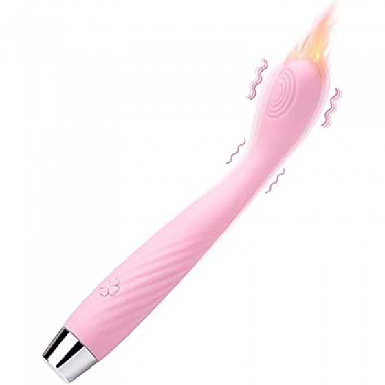 G Spot Vibrator, Orgasm Fast Finger Shaped Waterproof Softer and Flexible Full Silicone Vibes for Women, 14 Vibrations Clitoris 