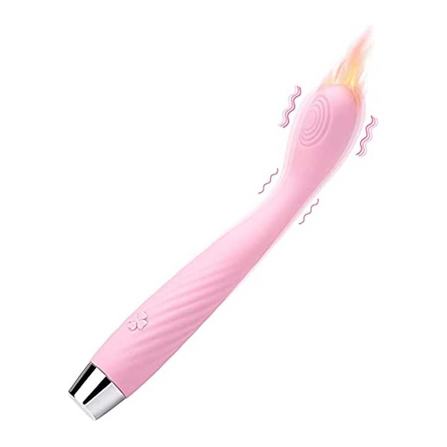 G Spot Vibrator, Orgasm Fast Finger Shaped Waterproof Softer and Flexible Full Silicone Vibes for Women, 14 Vibrations Clitoris 