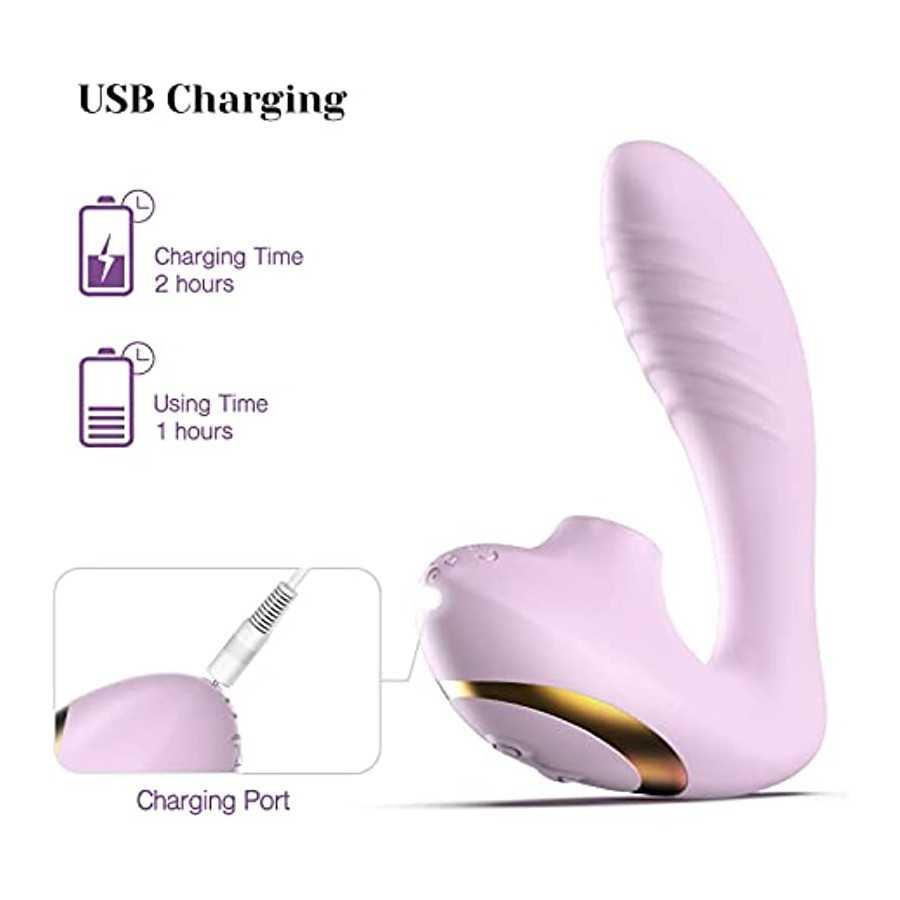 Tracy's Dog Clitoral Sucking Vibrator for Clit G Spot Stimulation, Adult Sex Toys with Remote Control for Women and Couple, Vibr