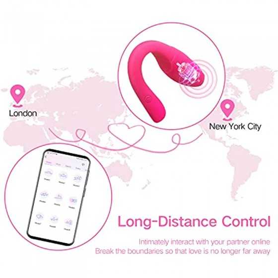 G Spot Vibrator with APP Remote Control Sex Toys for Couples, Gephonsi Clit Vibrators Vaginal Massager Sex Toy for Women Pleasur