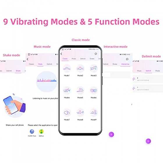 G Spot Vibrator with APP Remote Control Sex Toys for Couples, Gephonsi Clit Vibrators Vaginal Massager Sex Toy for Women Pleasur