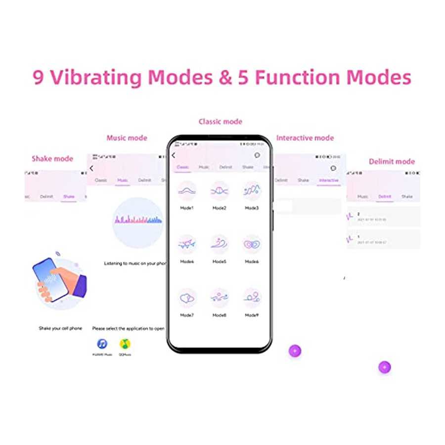 G Spot Vibrator with APP Remote Control Sex Toys for Couples, Gephonsi Clit Vibrators Vaginal Massager Sex Toy for Women Pleasur