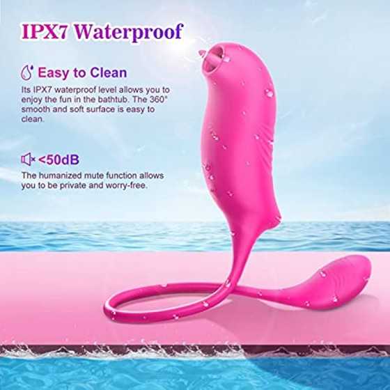 Adult Toys Sex Toys for Women - Clitoral Vibrator G-Spot Vibrator with Vibrating Anal Butt Plug, 2 in 1 Personal Massager with 9