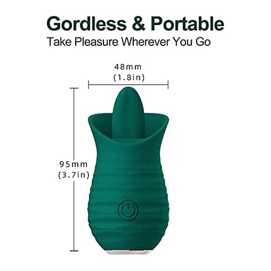 Clitoris Stimulation Tongue Licking Vibrator Rose Toy Womens Toys for Adult Pleasure Clitorals Stimulator for Women Sex Toys for