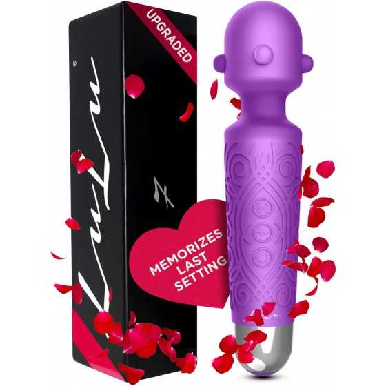 LuLu 7 Powerful Handheld Electric Back Massager for Women - Strong Personal Magic Massage for Sports Recovery, Muscle Aches, & B