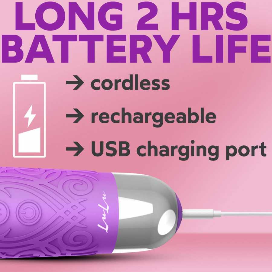 LuLu 7 Powerful Handheld Electric Back Massager for Women - Strong Personal Magic Massage for Sports Recovery, Muscle Aches, & B