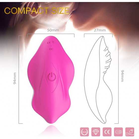 Alfun Wearable Panty Vibrator with Remote Panties Vibrating Eggs G Spot Vibrators for Women Rechargeable Waterproof Invisible Cl