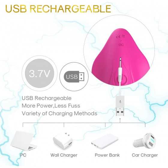Alfun Wearable Panty Vibrator with Remote Panties Vibrating Eggs G Spot Vibrators for Women Rechargeable Waterproof Invisible Cl