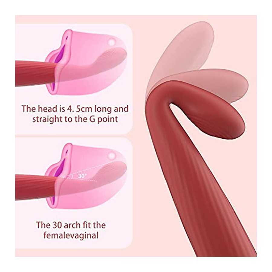 G Spot Finger Vibrator, XINBALE Clitoral G-Spot Stimulator with 16 Vibrations, Waterproof Clitoris Nipple Vagina Massager for Wo