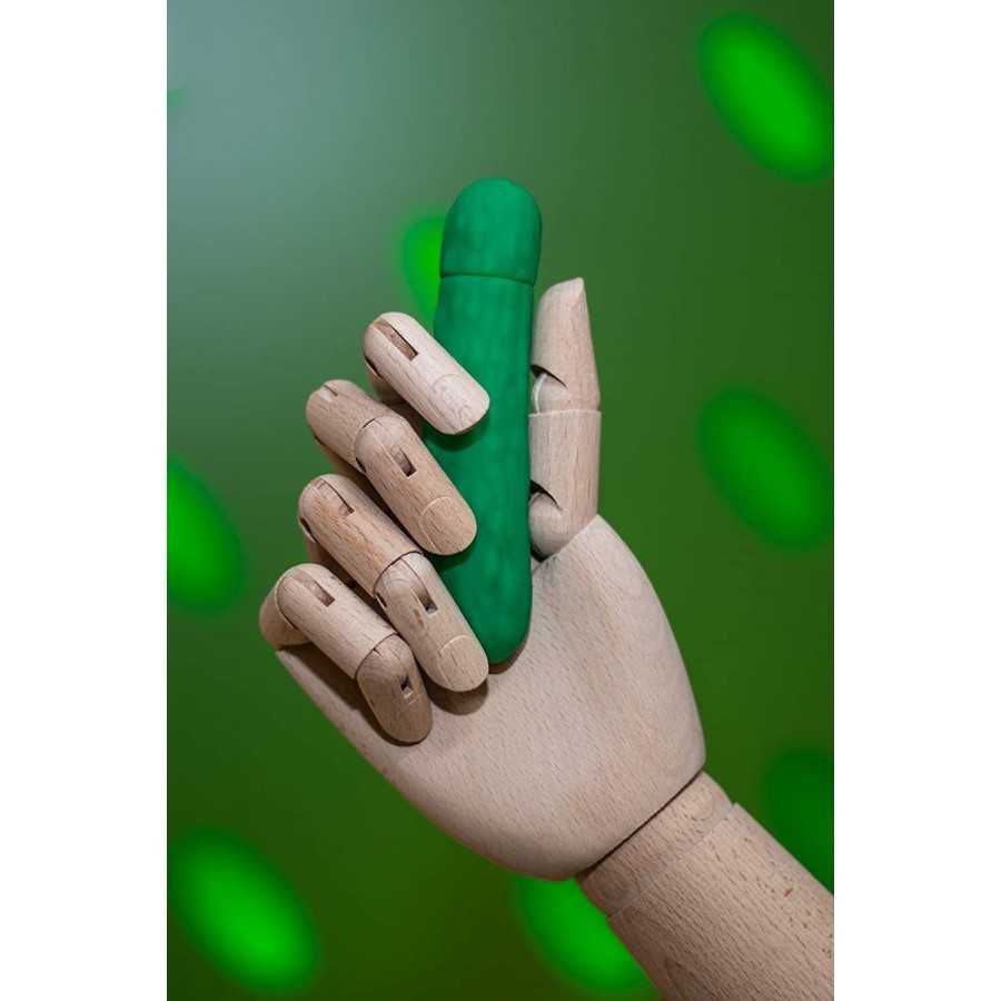 Emojibator | Eggplant Personal Massager | 10 Vibration Settings | Waterproof Vibrator | Medical Grade Body Safe Silicone | AAA B